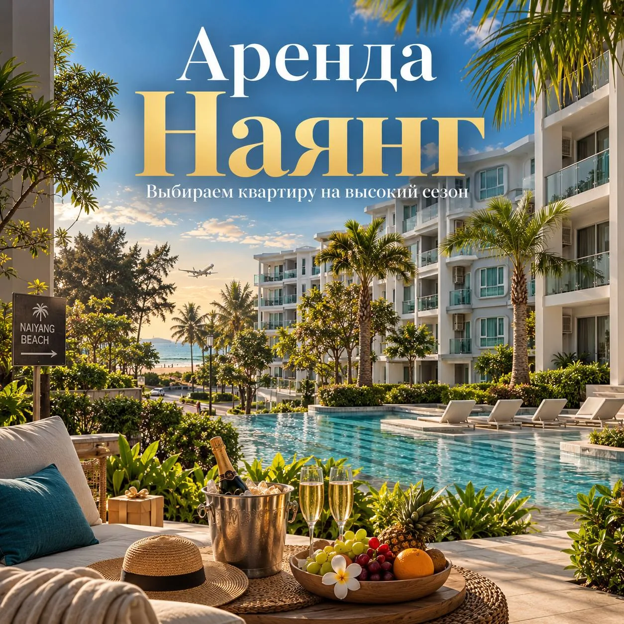 Фото объявления: квартира · 2 спальни · 28 м2, Пхукет, Най Янг Сдаю: квартира · 2 спальни · 28 м2, Пхукет, Най Янг, 35 000 - 65 000 THB/мес